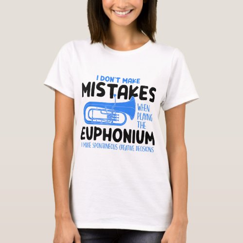 Euphonium Player Funny Euphonist Music Gift Men Wo T_Shirt