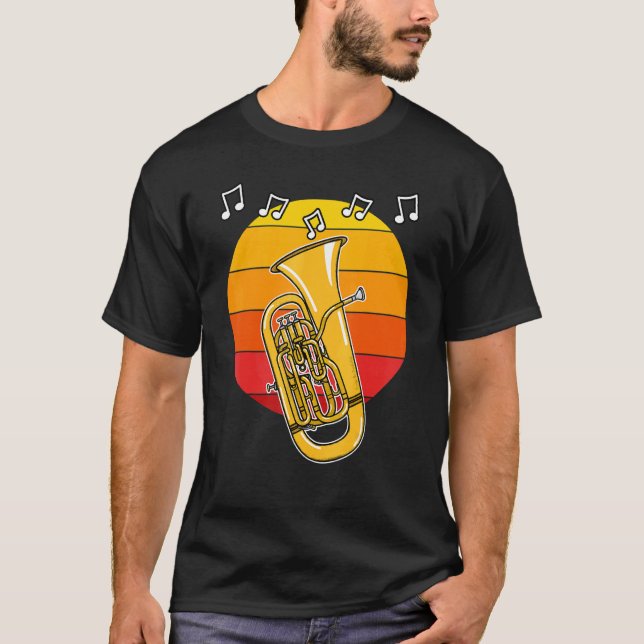 Euphonium Summer Festival Brass Musician T-Shirt (Front)
