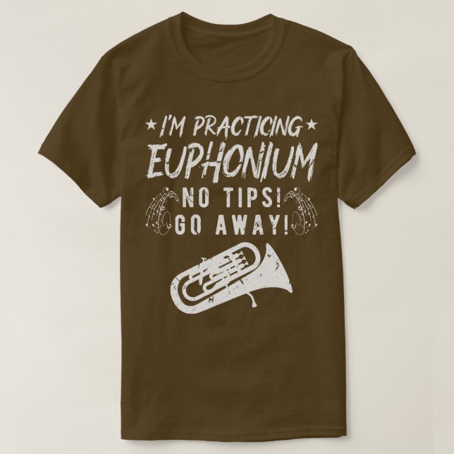 Euphoniumist Euphonium T-Shirt (Design Front)