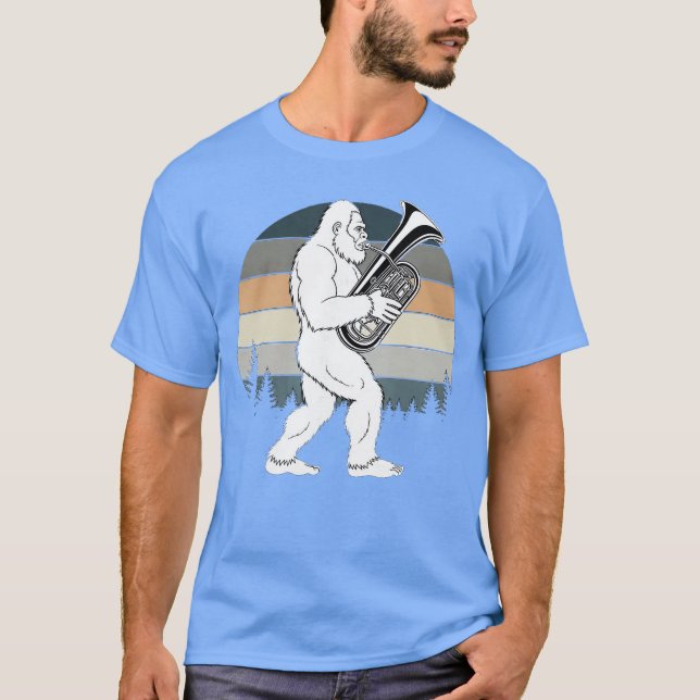 Euphoniumist Marching Band Baritone Euphonium gift T-Shirt (Front)