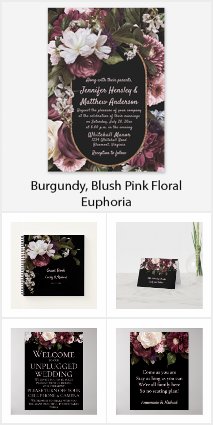 Euphoria Burgundy and Pink Floral