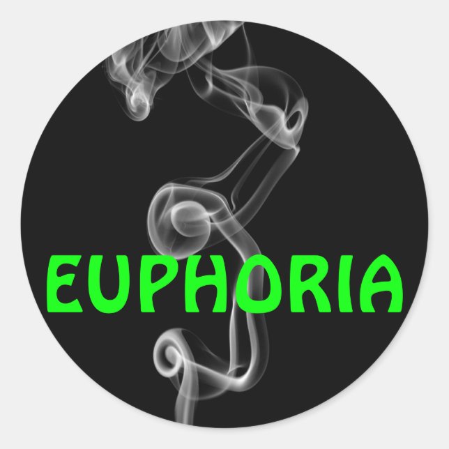 EUPHORIA CLASSIC ROUND STICKER (Front)
