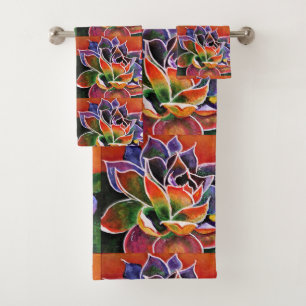 Euphoric Agave Bath Towels