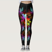 Euphoric Moder Hippie Rainbow Petals Leggings (Front)