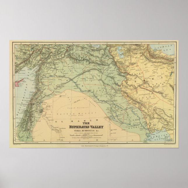 Euphrates Valley, Syria Poster (Front)