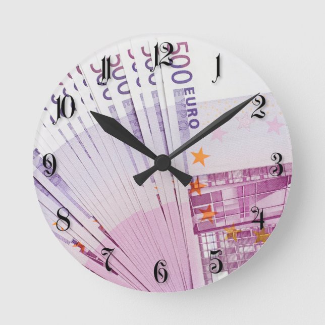 EUR 500 ROUND CLOCK (Front)