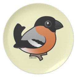 Male Bullfinch Plate