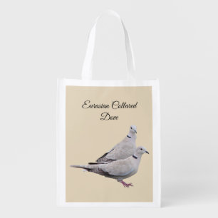 Eurasian Collared Dove Grocery Bag