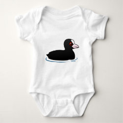 Eurasian Coot Baby Jersey Bodysuit