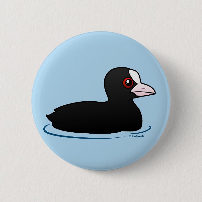 Eurasian Coot Button (Front)