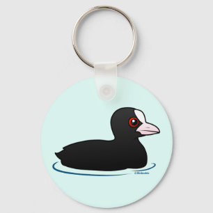 Eurasian Coot Keychain