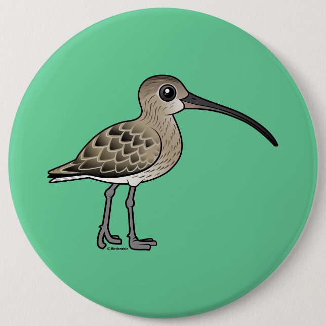 Eurasian Curlew Button (Front)