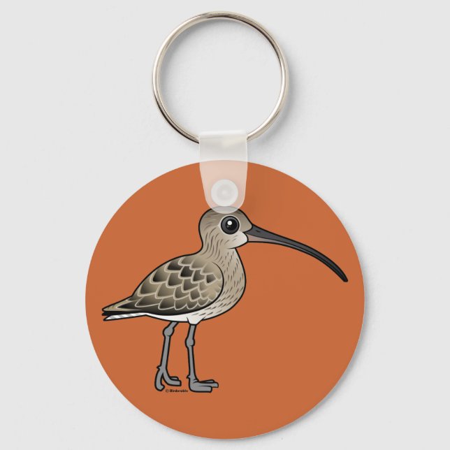 Eurasian Curlew Keychain (Front)