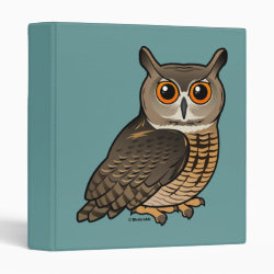 Eurasian Eagle-Owl Avery Signature Binder 8.5x11
