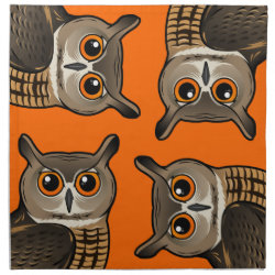 Eurasian Eagle-Owl Cloth Napkins (set of 4) dinner 20