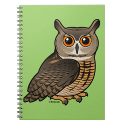Eurasian Eagle-Owl Photo Notebook (6.5