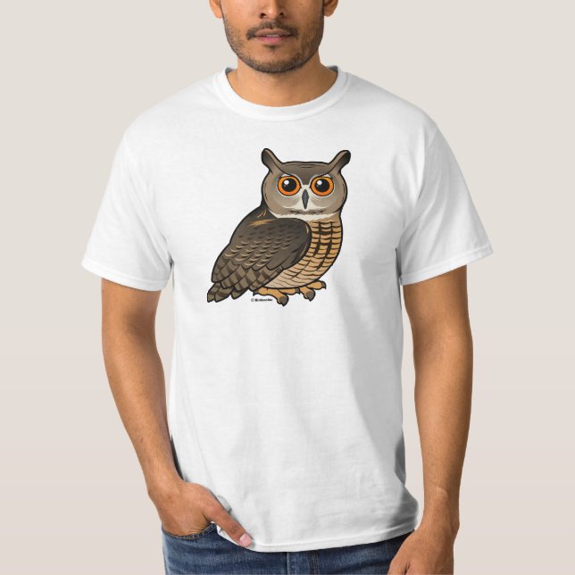 Eurasian Eagle-Owl T-Shirt (Front)