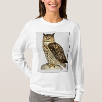 Eurasian Eagle-owl T-shirt by imeanit at Zazzle