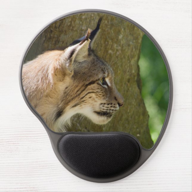 Eurasian Lynx Gel Mouse Pad (Front)