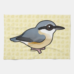 Birdorable Cute Baltimore Oriole Kitchen Towel 16 x 24