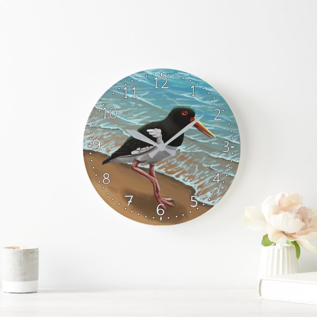 Eurasian Oystercatcher clock (Home)