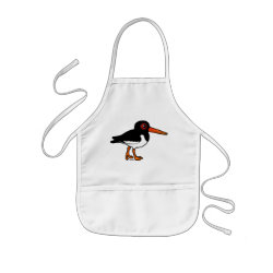 Eurasian Oystercatcher Kid's Apron