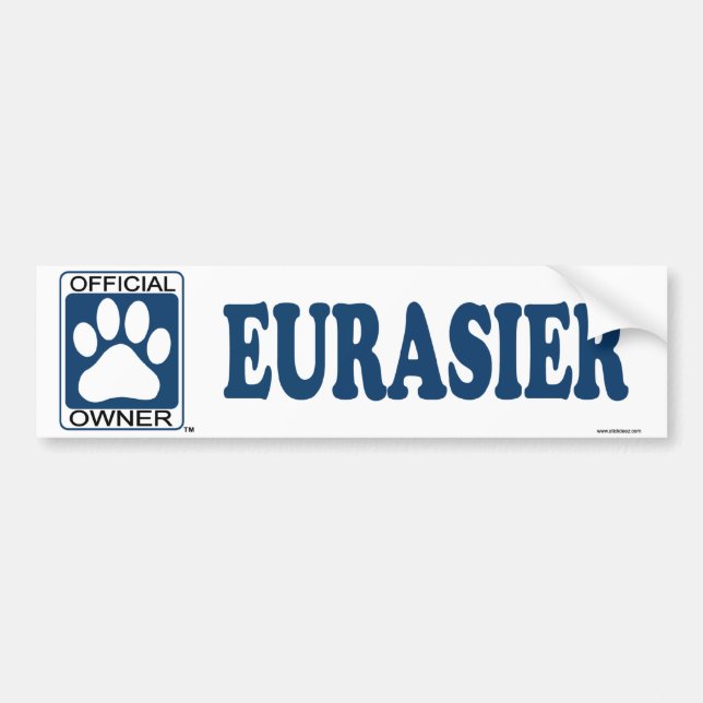 Eurasier Blue Bumper Sticker (Front)