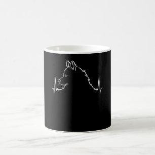 Eurasier Dog Heartbeat Coffee Mug