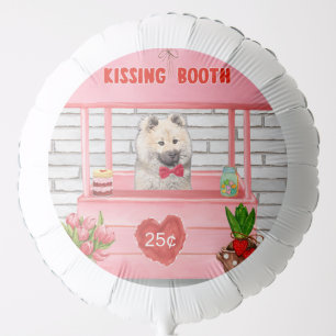 Eurasier Dog Valentine's Day Kissing Booth Balloon