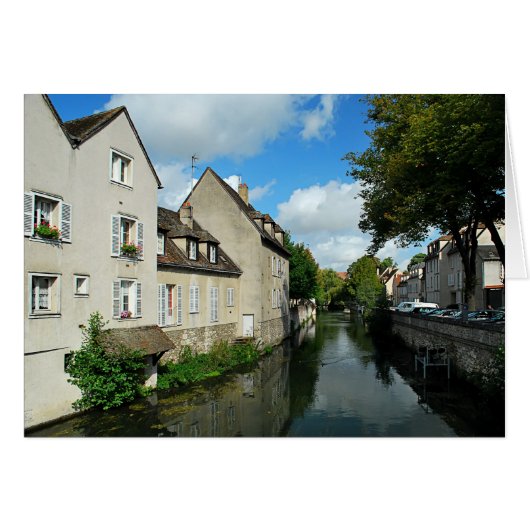 Eure River Canal in Chartres Cards (Front Horizontal)