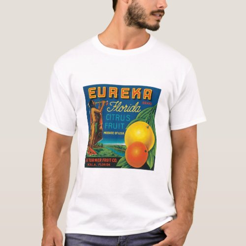 Eureka Brand Florida Citrus Fruit T_Shirt