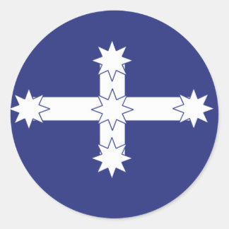 Eureka Flag Classic Round Sticker