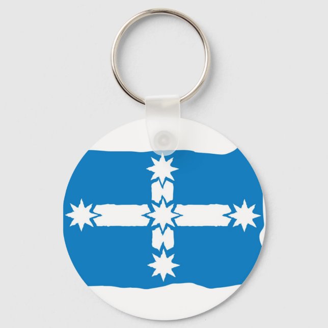 Eureka Flag Keychain (Front)