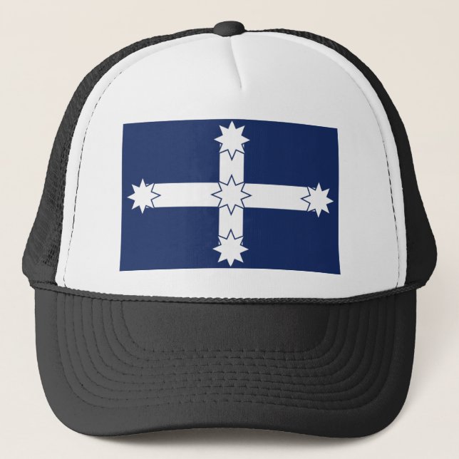 eureka flag trucker hat (Front)