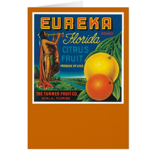 Eureka Florida Citrus Fruit Cards (Front)