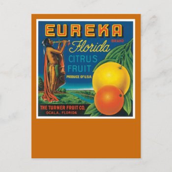 Eureka Florida Citrus Fruit Postcard by SunshineDazzle at Zazzle