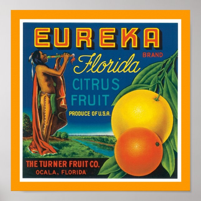 Eureka Florida Citrus Poster (Front)