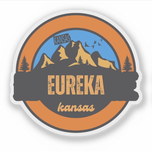 Eureka, Kansas Sticker (Front)