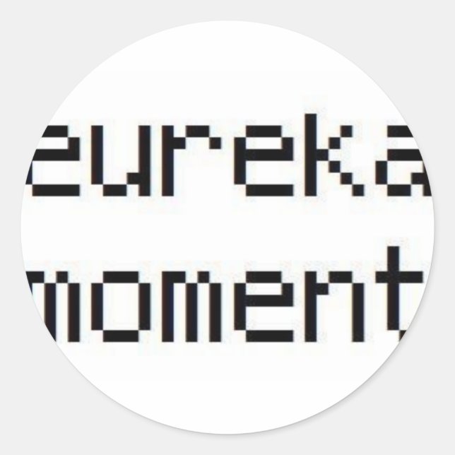 Eureka Moment Band Sticker (Front)
