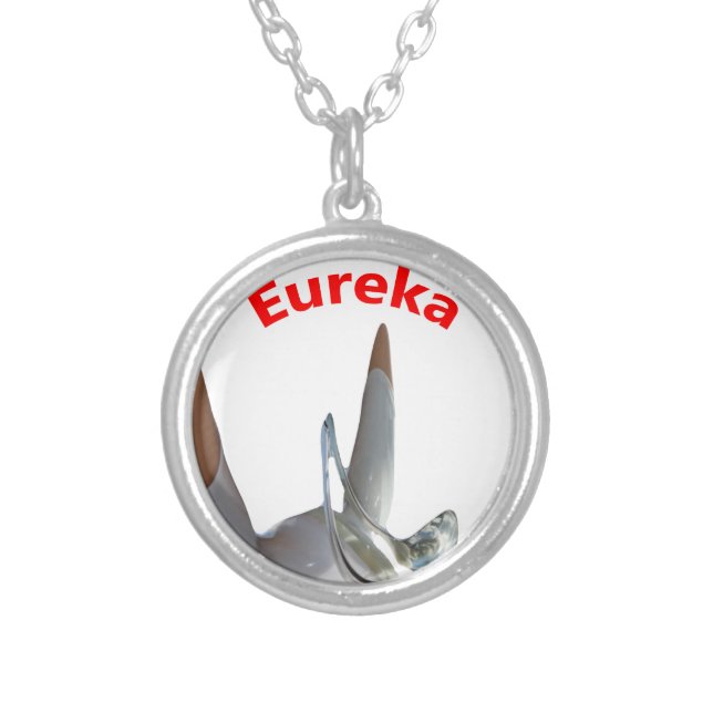 Eureka Silver Plated Necklace (Front)