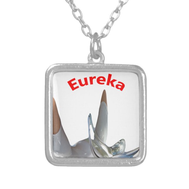 Eureka Silver Plated Necklace (Front)