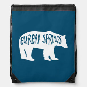 Eureka Springs Arkansas Bear Drawstring Bag