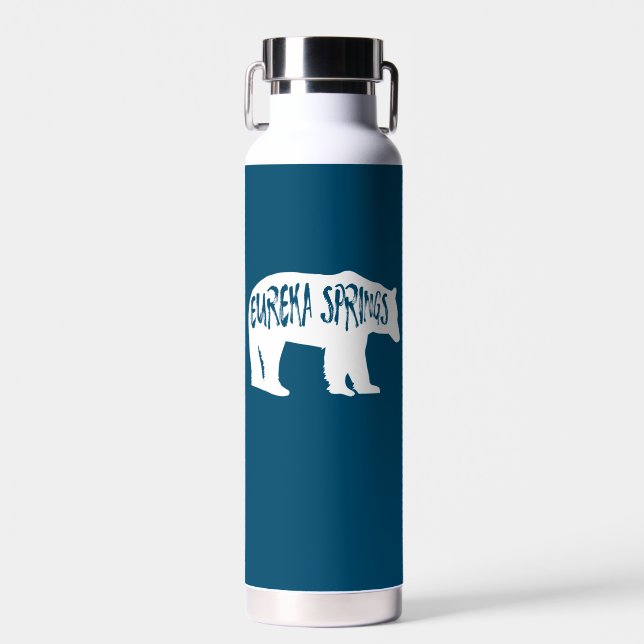 Eureka Springs Arkansas Bear Water Bottle (Front)