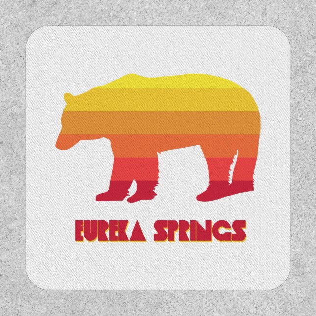 Eureka Springs Arkansas Rainbow Bear Patch (Front)