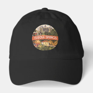 Eureka Springs, Arkansas vintage illustration Hat