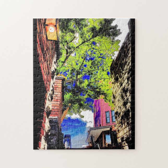 Eureka Springs Looking Up Jigsaw Puzzle (Vertical)