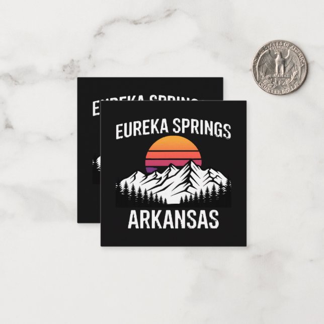 Eureka Springs Note Card (Front/Back In Situ)