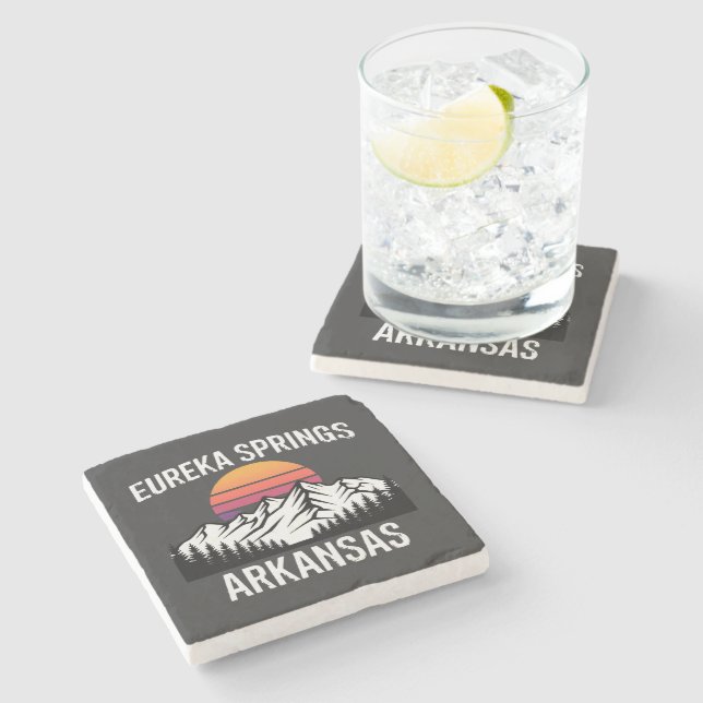 Eureka Springs Stone Coaster (Side)