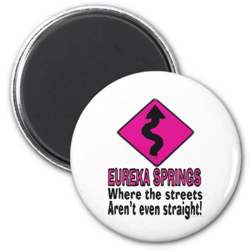 Eureka Springs streets Magnet