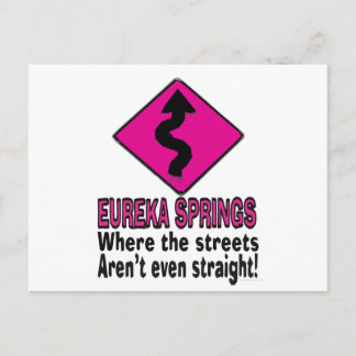 Eureka Springs streets Postcard